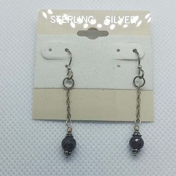 NWT Sterling Sliver Dangling Earrings - Picture 1 of 2